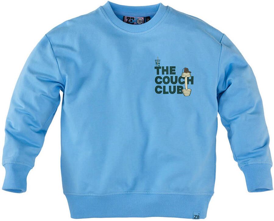Z8 kids sweater Meyer met backprint blauw
