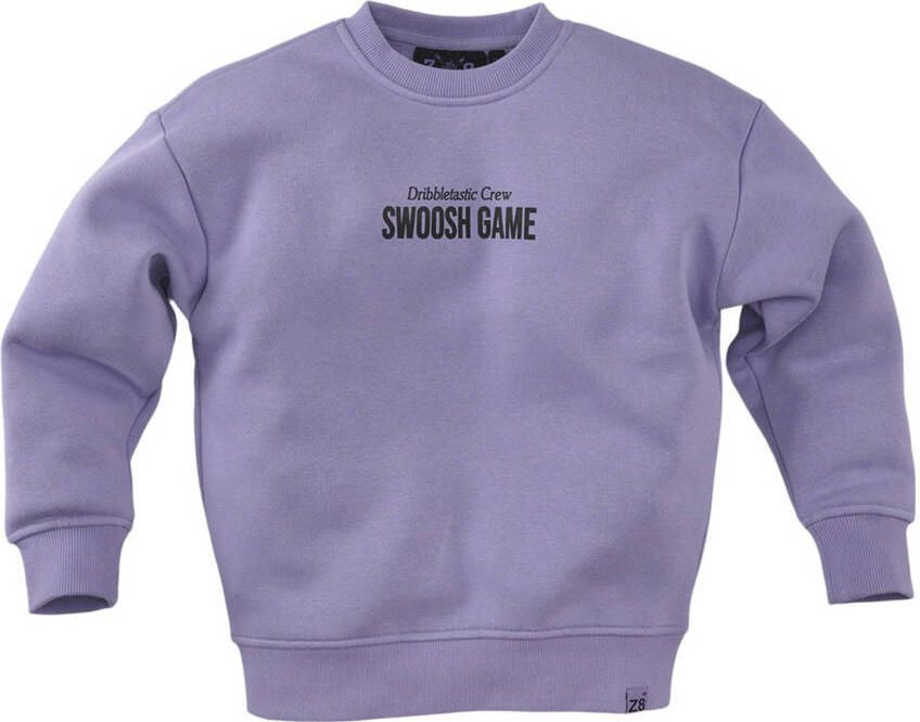 Z8 kids sweater Neyo met backprint lila - Foto 6