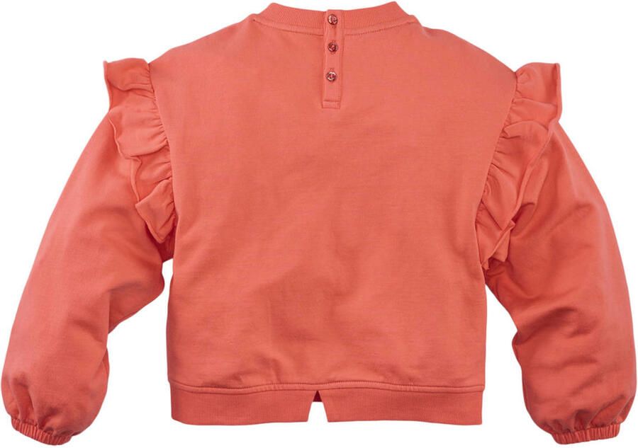 Z8 kids sweater Zumra met ruches koraal violet - Foto 2