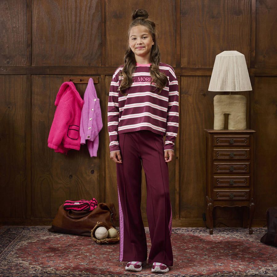 Z8 kids sweatpants Talia donkerrood roze - Foto 2