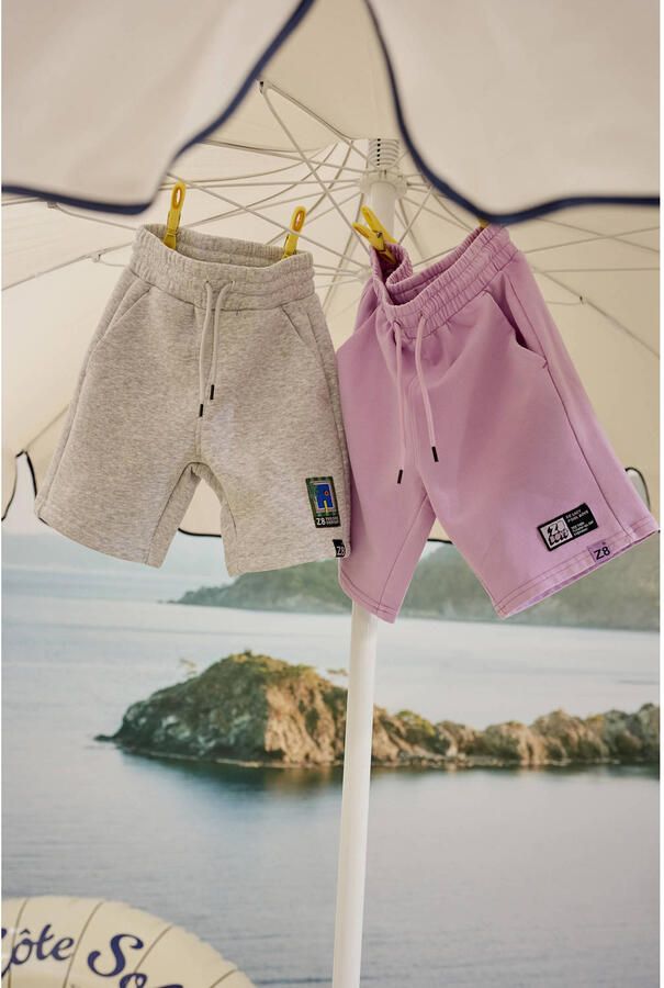 Z8 kids sweatshort Ibra grijs - Foto 3