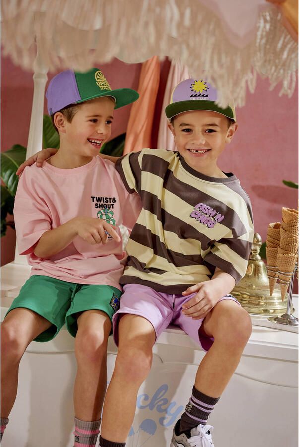 Z8 kids sweatshort Jozy groen - Foto 6