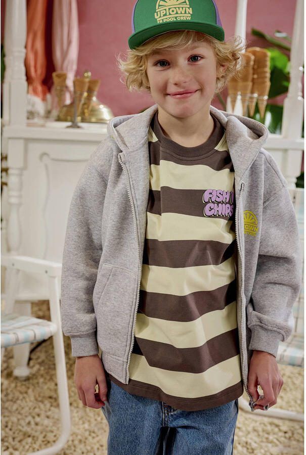 Z8 kids sweatvest Sem lichtgrijs - Foto 3