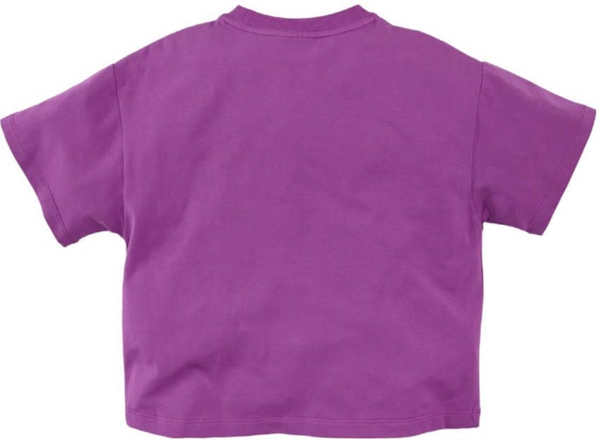 Z8 kids T-shirt Aniela met printopdruk paars geel - Foto 4