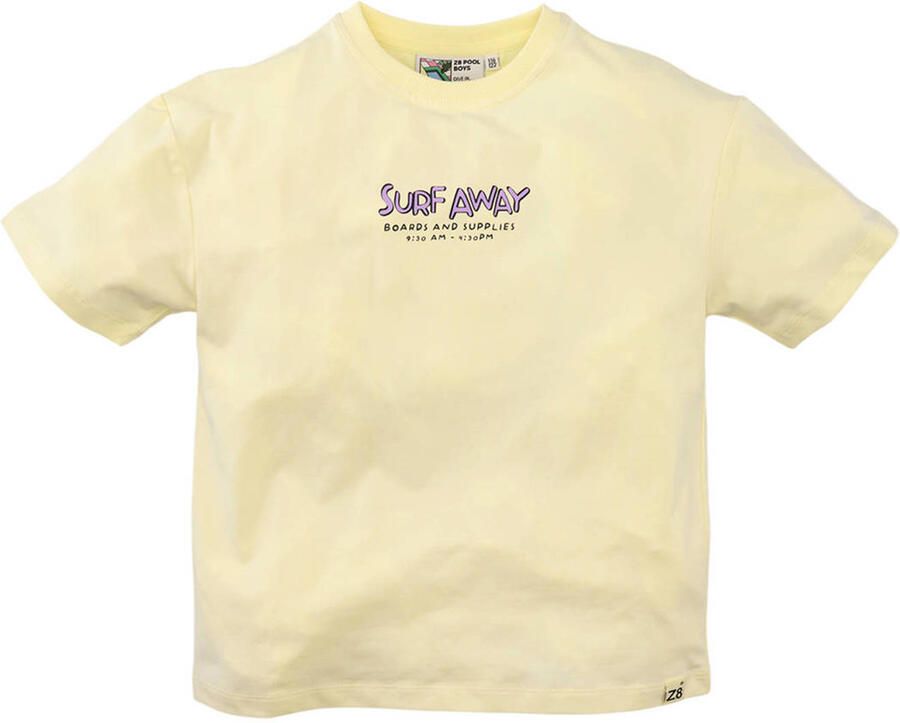 Z8 kids T-shirt Arno met backprint lichtgeel - Foto 5