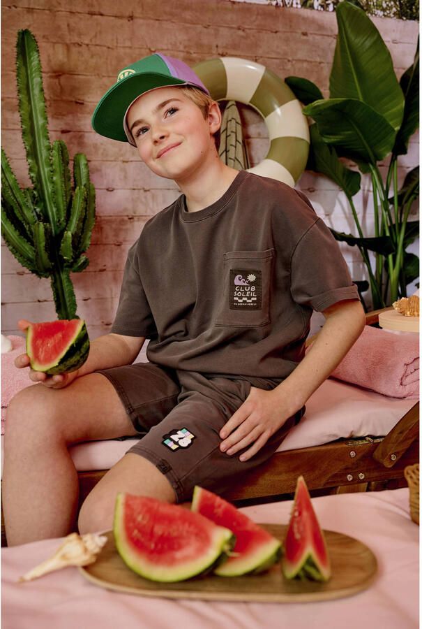 Z8 kids T-shirt Jaro met backprint antraciet - Foto 5