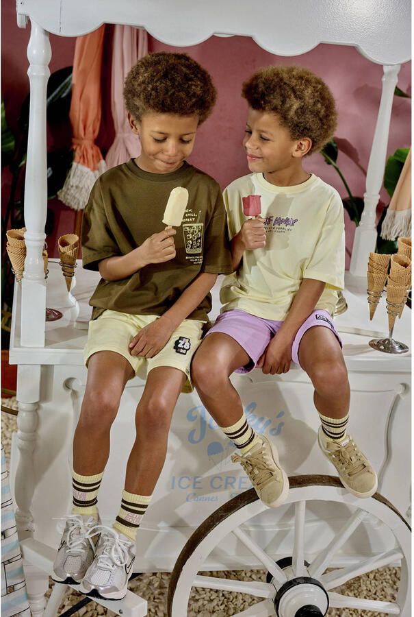 Z8 kids T-shirt Lenox met backprint olijfgroen - Foto 2