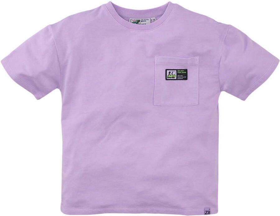 Z8 kids T-shirt Mica met backprint lila - Foto 4