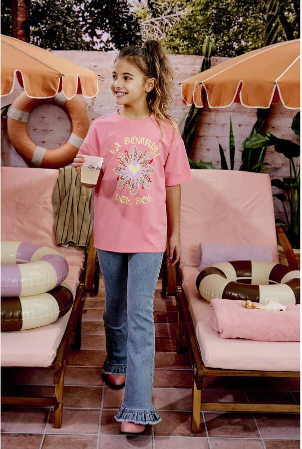 Z8 kids T-shirt Novy lichtroze lichtgeel - Foto 2