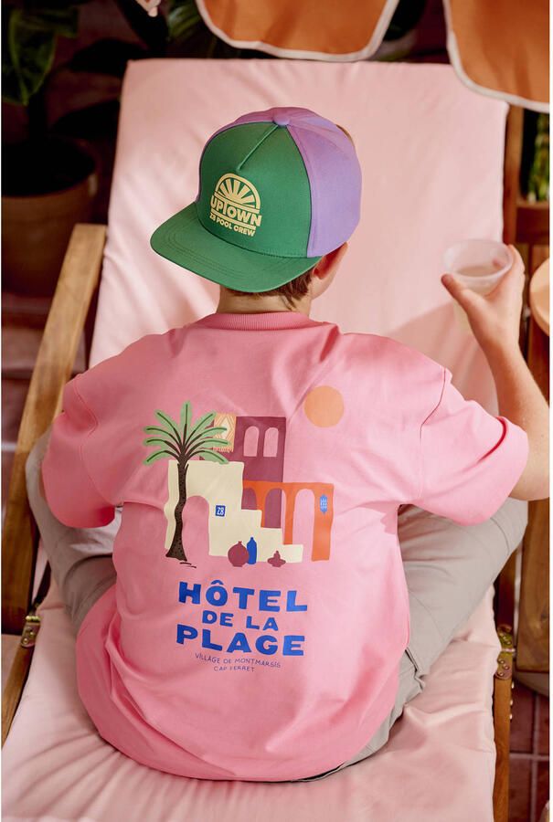 Z8 kids T-shirt Samuel met backprint roze - Foto 3