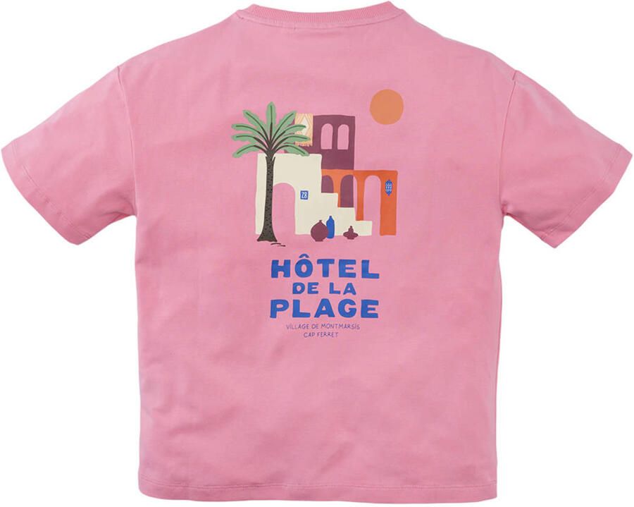 Z8 kids T-shirt Samuel met backprint roze - Foto 2