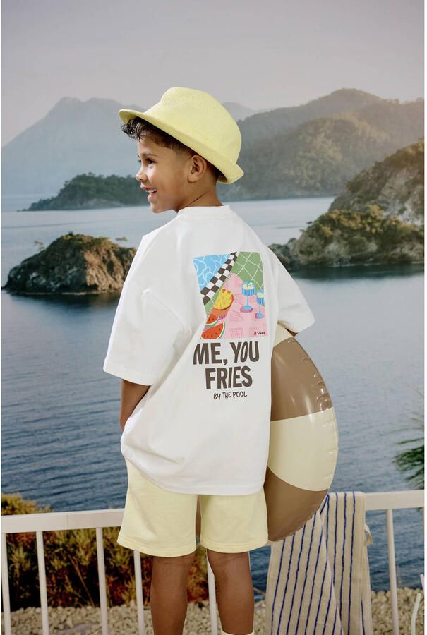 Z8 kids T-shirt Zayd met backprint wit - Foto 5