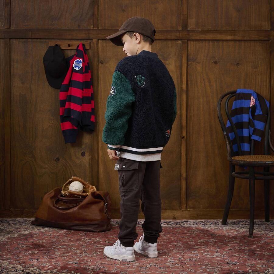 Z8 kids teddy winterjas donkerblauw Meerkleurig - Foto 2