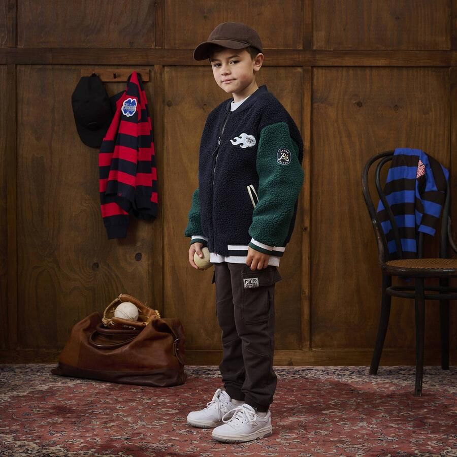 Z8 kids teddy winterjas donkerblauw Meerkleurig - Foto 3