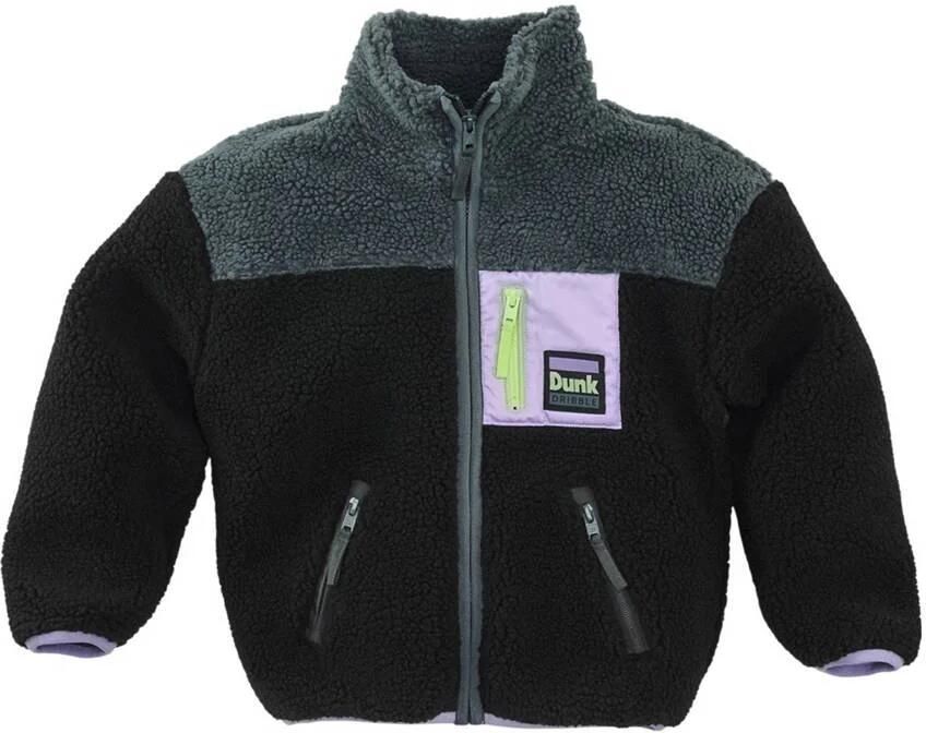 Z8 kids teddy winterjas Sverre donkerblauw groen - Foto 5