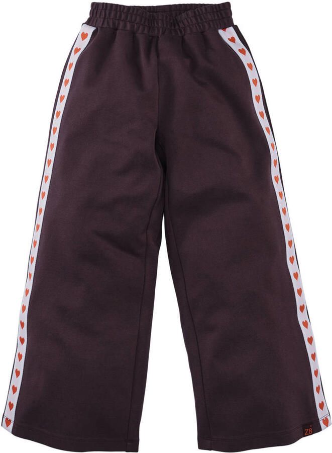 Z8 kids wide leg broek Jaydi bordeaux donkerrood - Foto 3