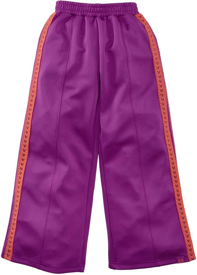 Z8 kids wide leg broek Zuzanna violet koraal - Foto 4