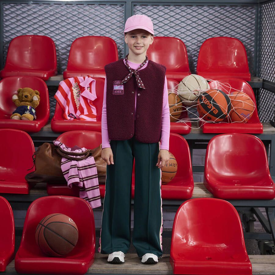 Z8 kids wide leg sweatpants Karlijn groen roze wit - Foto 2