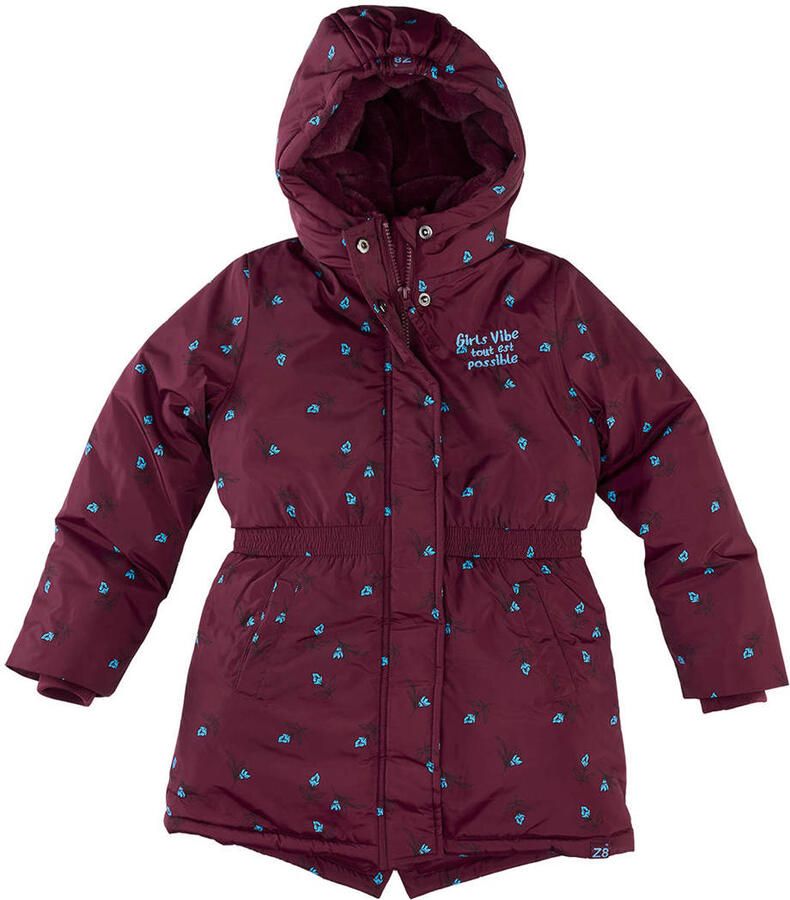 Z8 kids winterjas Arieke donkerrood
