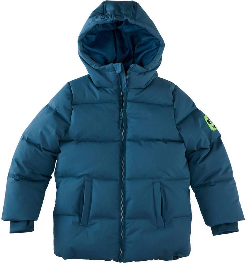 Z8 kids winterjas Chaz petrol blauw