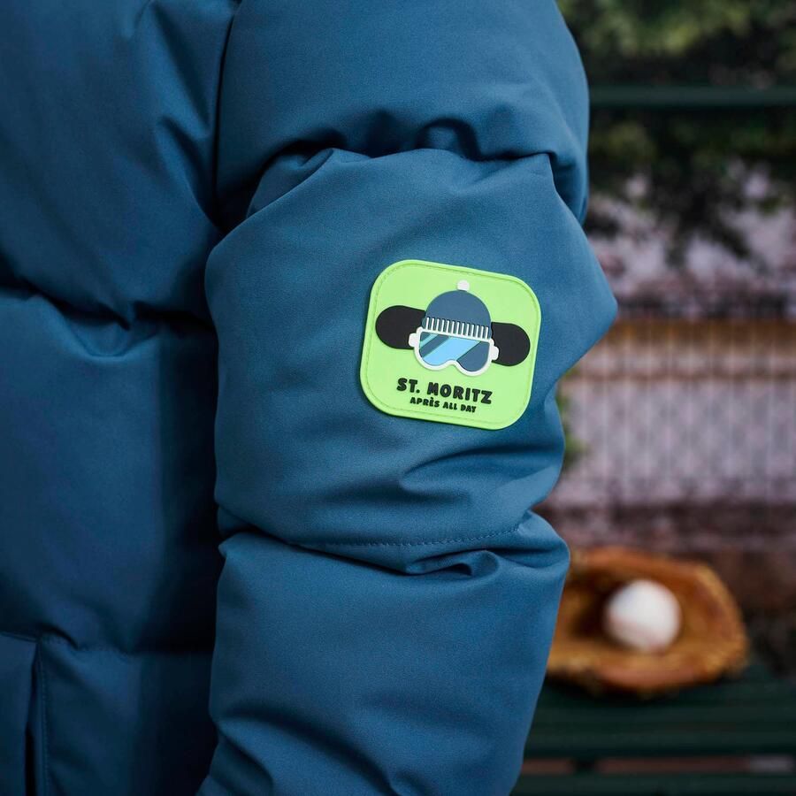 Z8 kids winterjas Chaz petrol blauw - Foto 2