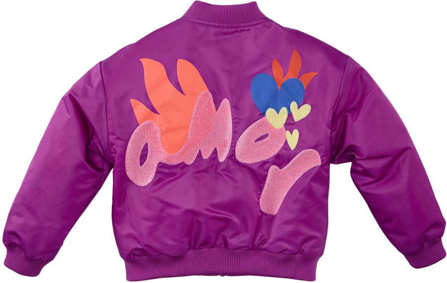 Z8 kids zomer bomberjack Lucia met backprint violet - Foto 5