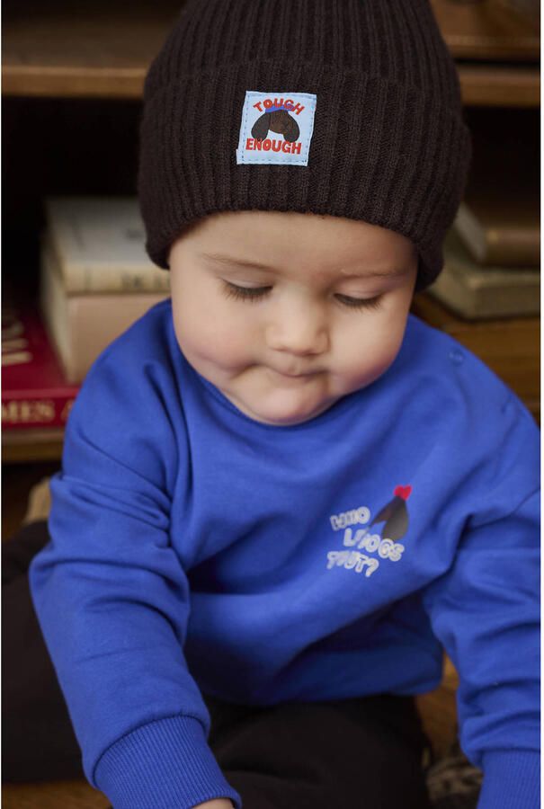 Z8 mini gebreide muts Jorn donkerbruin - Foto 2