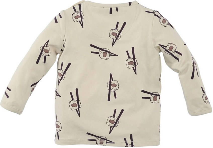 Z8 newborn longsleeve Quirijn ecru bruin - Foto 5