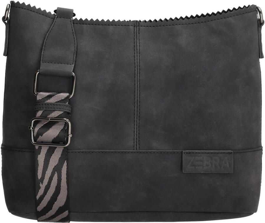 Zebra Trends crossbody tas Merel zwart