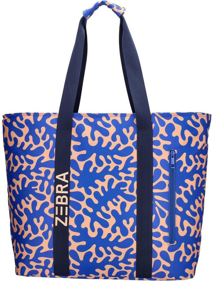Zebra Trends gebloemde tas meerkleurig
