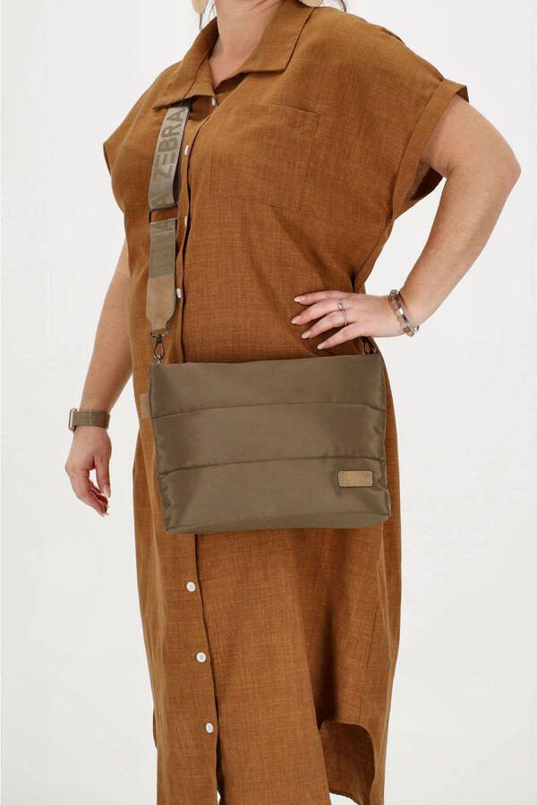 Zebra Trends gewatteerde crossbody tas Elske taupe - Foto 2