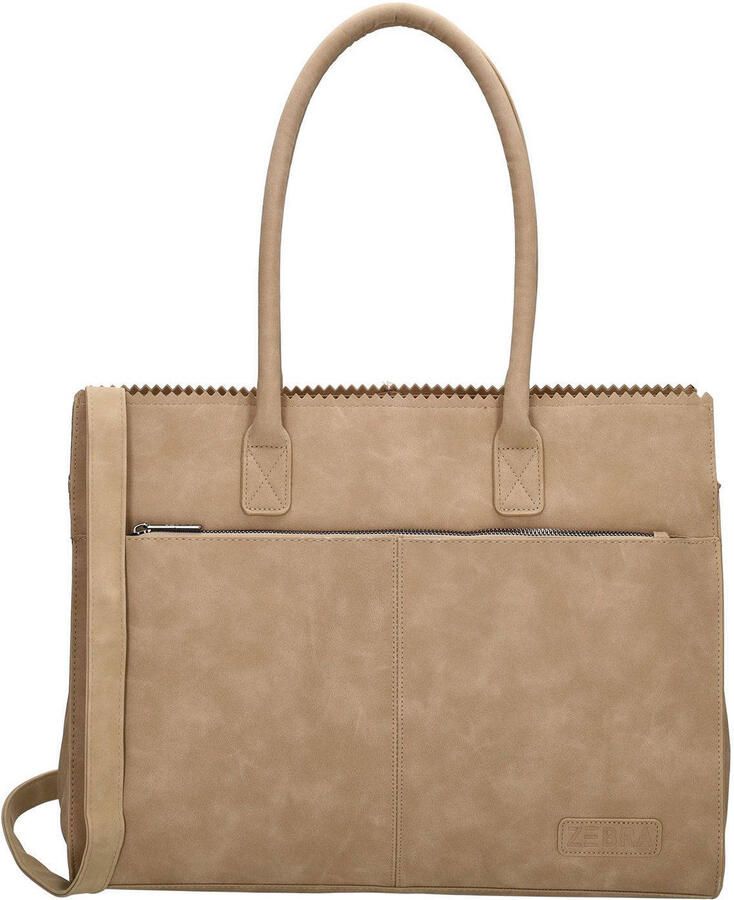 Zebra Trends 15.6 inch laptoptas Noa zand