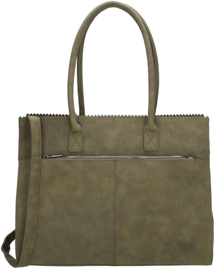Zebra Trends 15.6 inch laptoptas Noa kaki