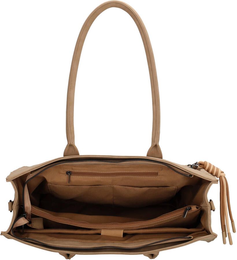 Zebra Trends 15 inch laptoptas Rosalyn zand - Foto 2