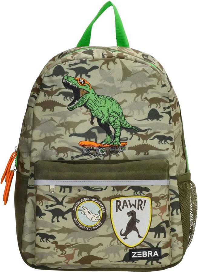 Zebra Trends rugzak Finn dinosaurus groen