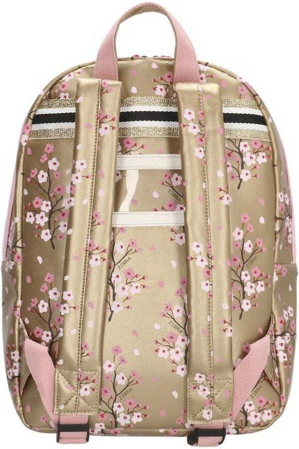 Zebra Trends rugzak Flower goudkleurig - Foto 2