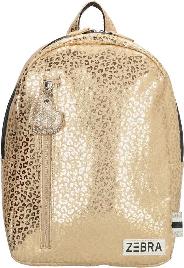 Zebra Trends rugzak Leopard goudkleurig