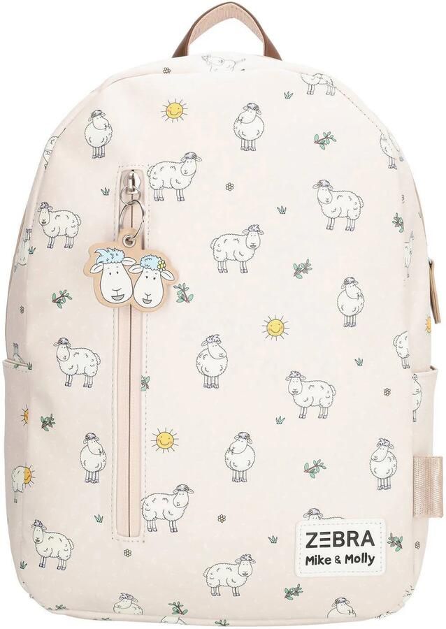 Zebra Trends rugzak met dierenprint beige