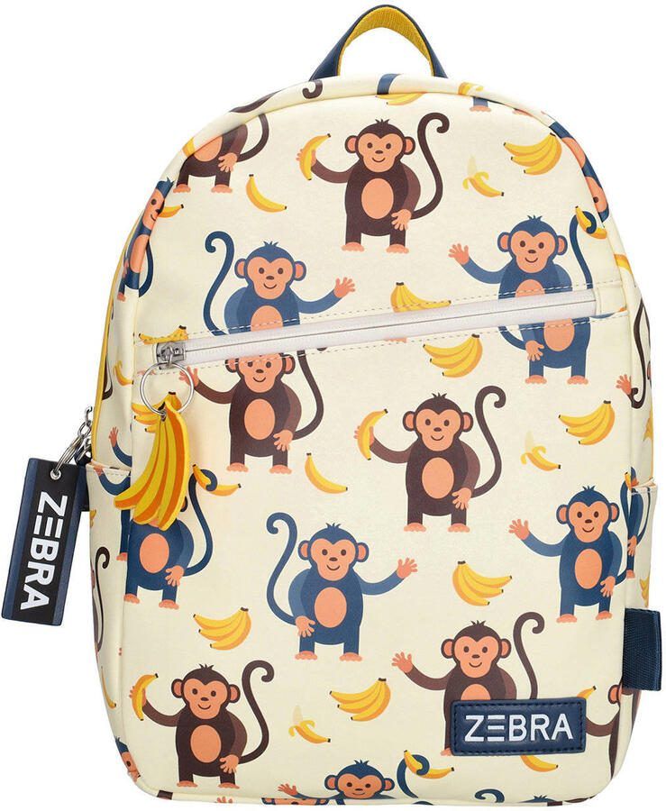 Zebra Trends rugzak Sem Monkeys beige