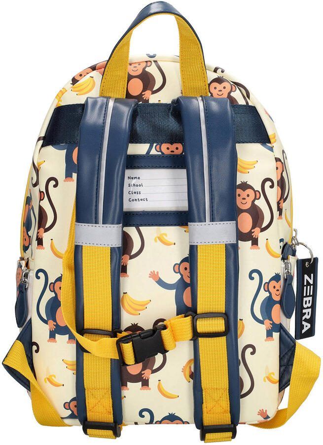 Zebra Trends rugzak Sem Monkeys beige - Foto 3