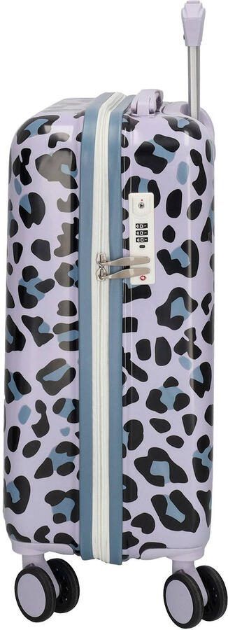 Zebra Trends trolley Animal 55 cm. met panterprint lila - Foto 3