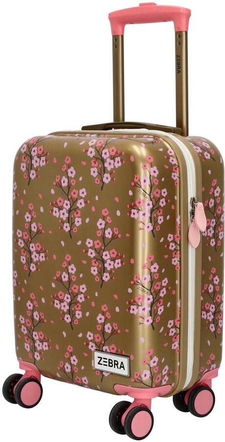 Zebra Trends trolley met all-over pint goudkleurig