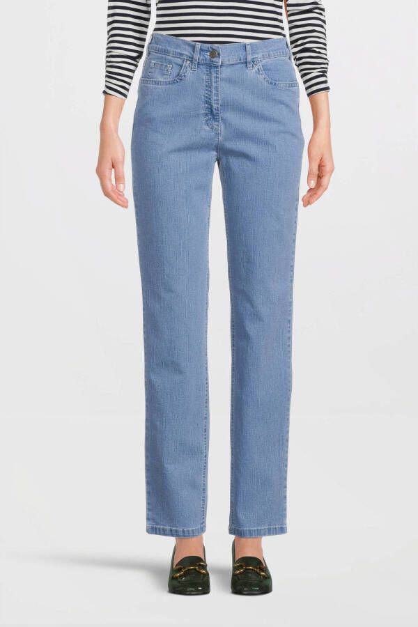 Zerres straight fit jeans Greta lichtblauw