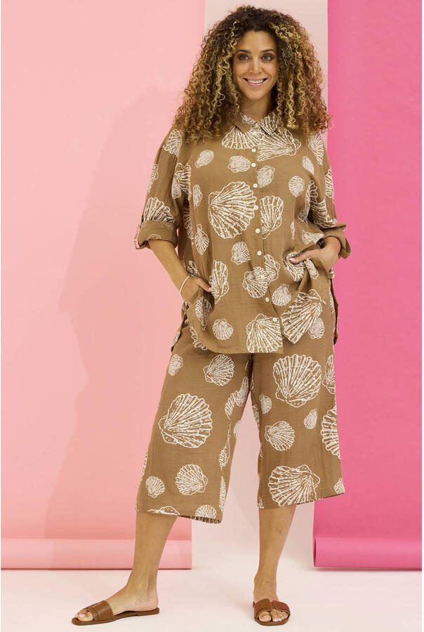 Zhenzi blouse bruin
