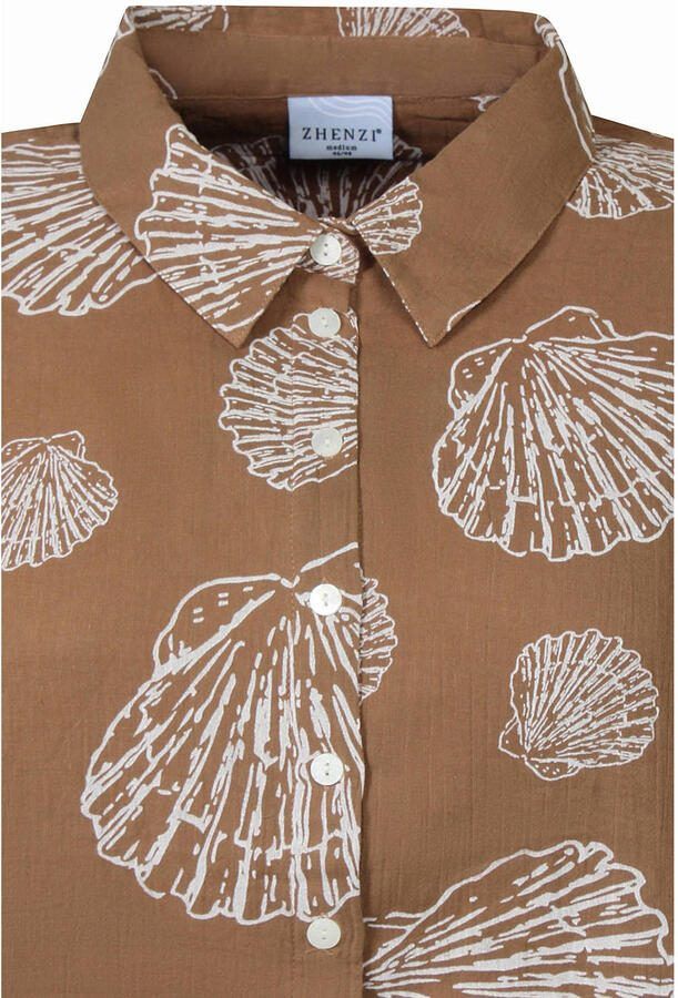 Zhenzi blouse bruin - Foto 2