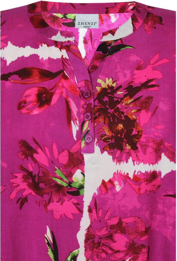 Zhenzi blousejurk roze - Foto 2