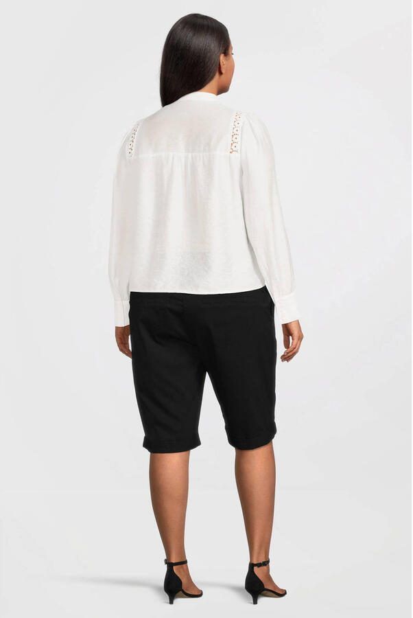Zhenzi slim fit korte broek STEP 84 zwart - Foto 3