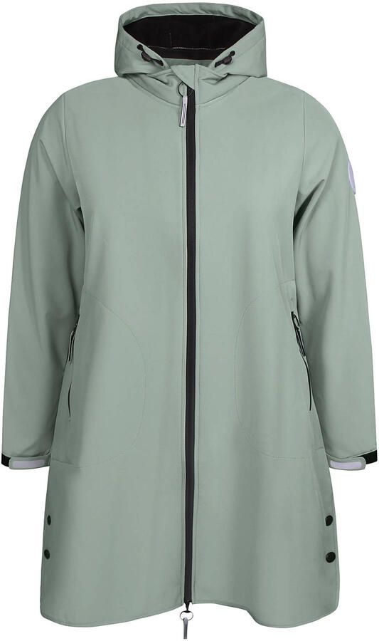 Zhenzi softshell jas lichtgroen