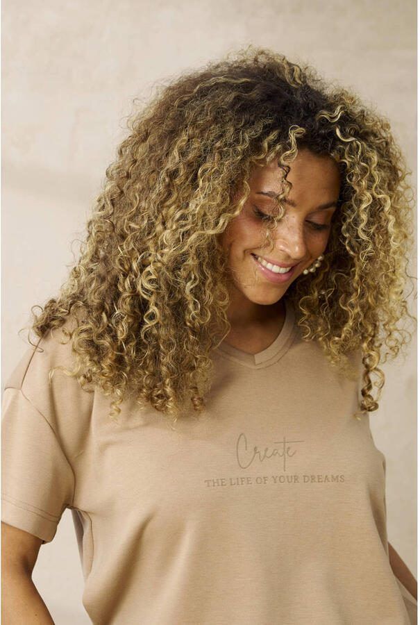 Zhenzi T-shirt beige