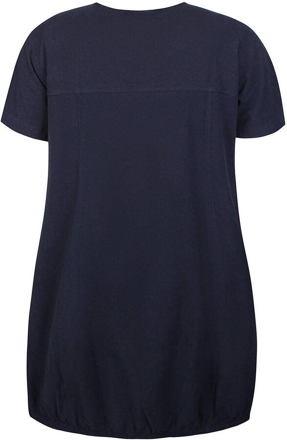 Zhenzi T-shirtjurk donkerblauw